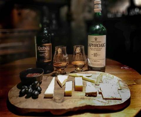 whisky and cheese